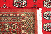 Firebrick Bokhara 5' 2 x 7' 10 - No. 60349 - ALRUG Rug Store