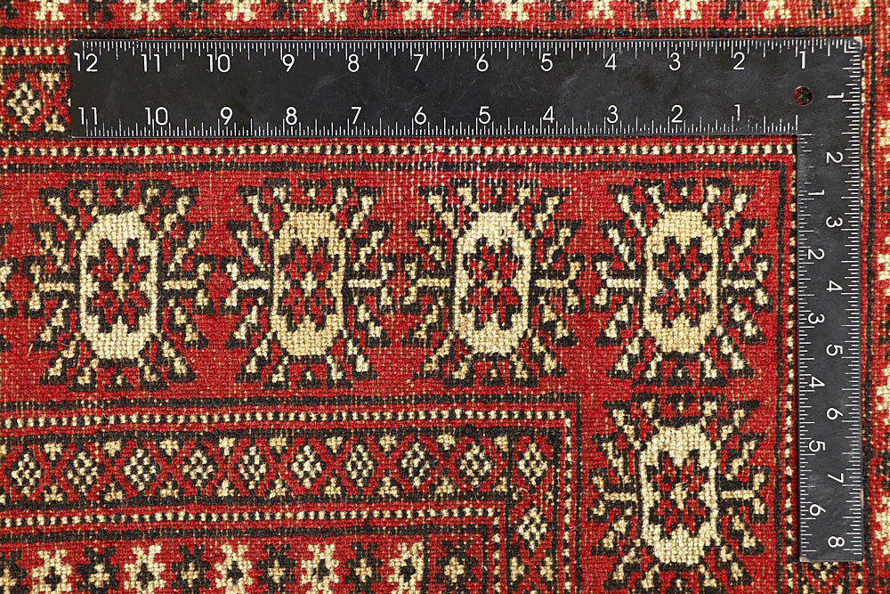 Firebrick Bokhara 5' 2 x 7' 10 - No. 60349 - ALRUG Rug Store