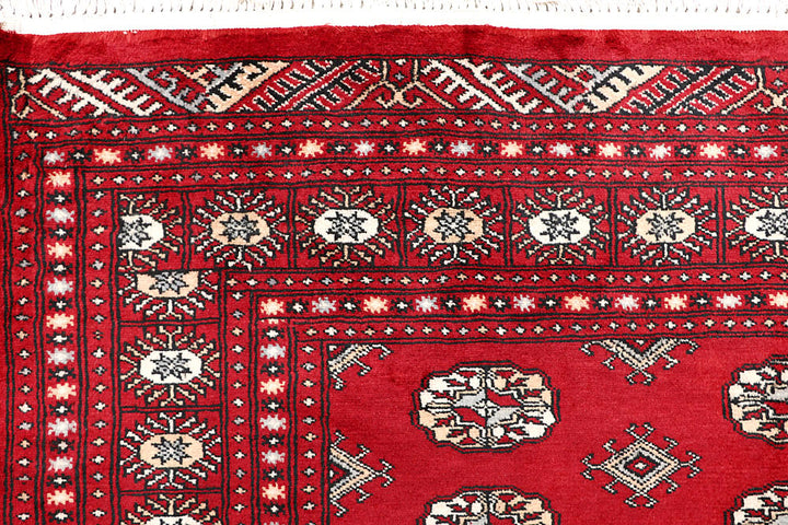 Firebrick Bokhara 5' 1 x 7' 10 - No. 60351 - ALRUG Rug Store