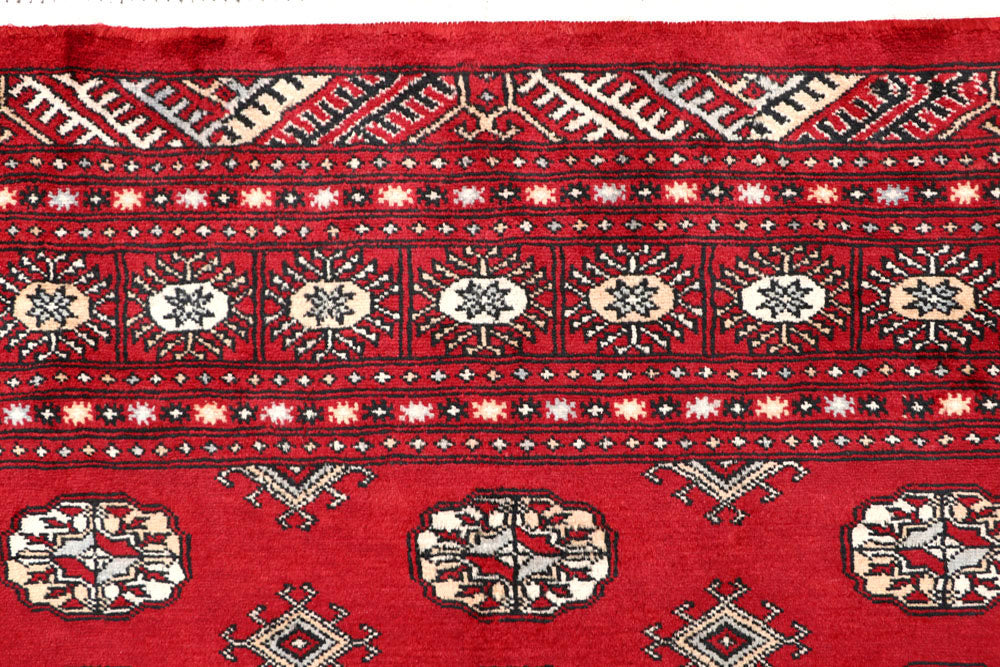 Firebrick Bokhara 5' 1 x 7' 10 - No. 60351 - ALRUG Rug Store