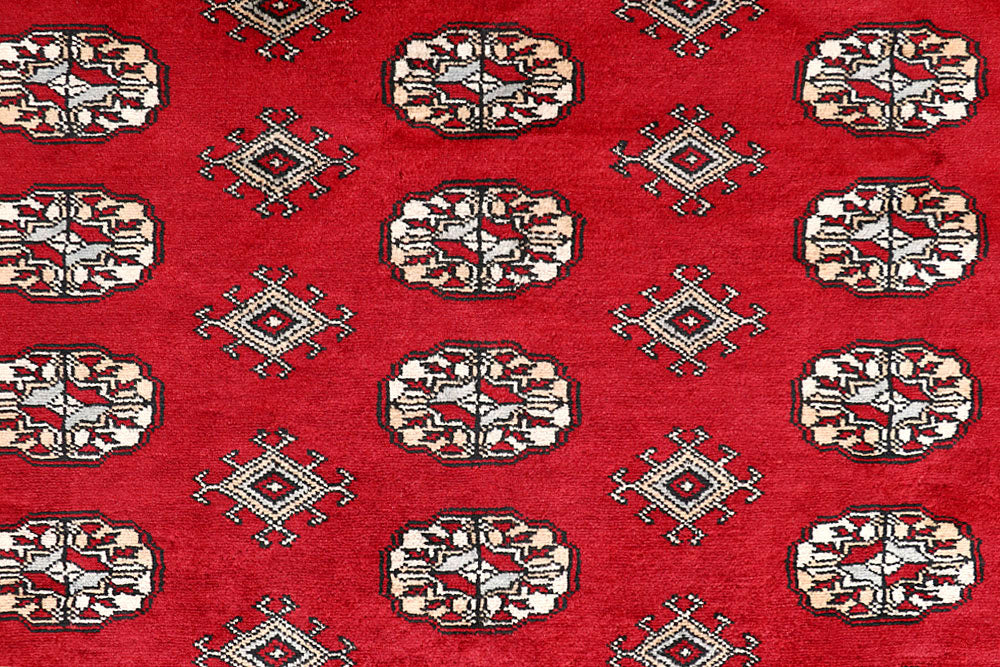 Firebrick Bokhara 5' 1 x 7' 10 - No. 60351 - ALRUG Rug Store