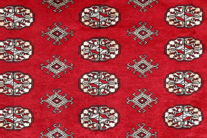 Firebrick Bokhara 5' 1 x 7' 10 - No. 60351 - ALRUG Rug Store