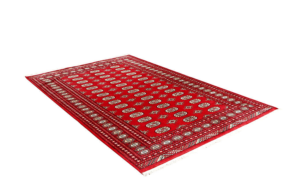 Firebrick Bokhara 5' 1 x 7' 10 - No. 60351 - ALRUG Rug Store