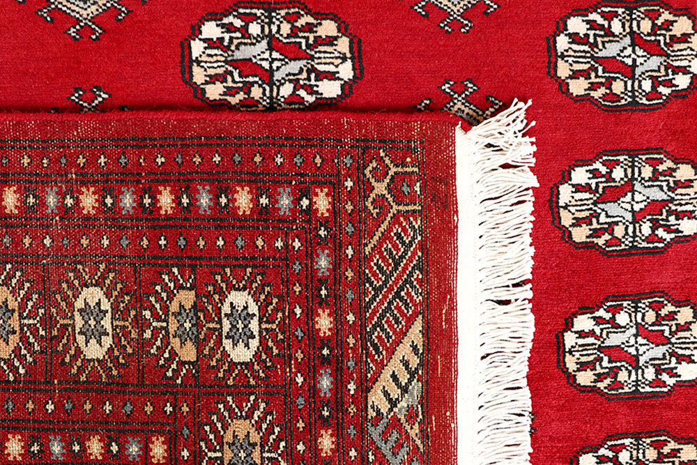 Firebrick Bokhara 5' 1 x 7' 10 - No. 60351 - ALRUG Rug Store