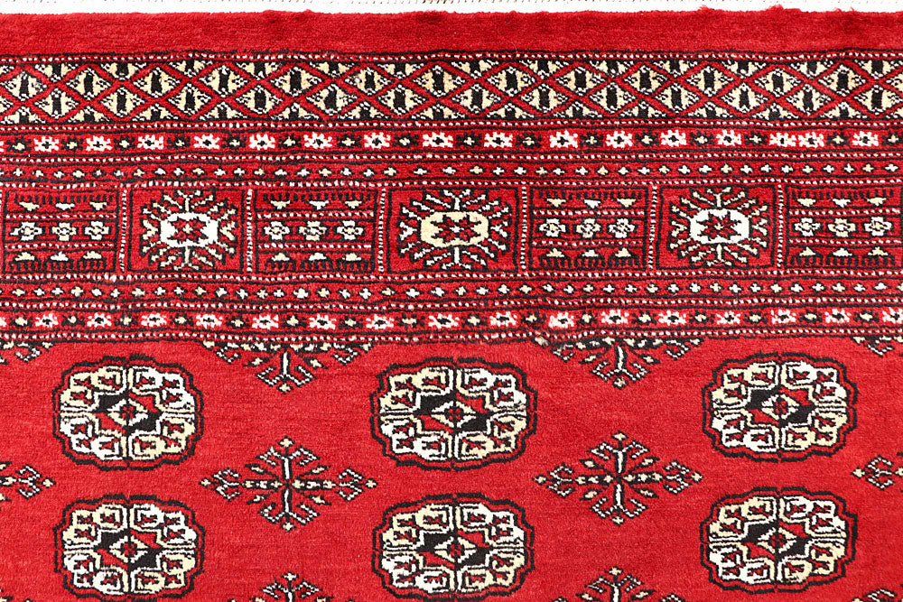 Firebrick Bokhara 4' 11 x 7' 9 - No. 60352 - ALRUG Rug Store