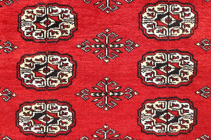 Firebrick Bokhara 4' 11 x 7' 9 - No. 60352 - ALRUG Rug Store