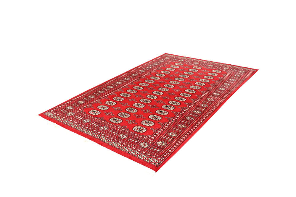 Firebrick Bokhara 4' 11 x 7' 9 - No. 60352 - ALRUG Rug Store