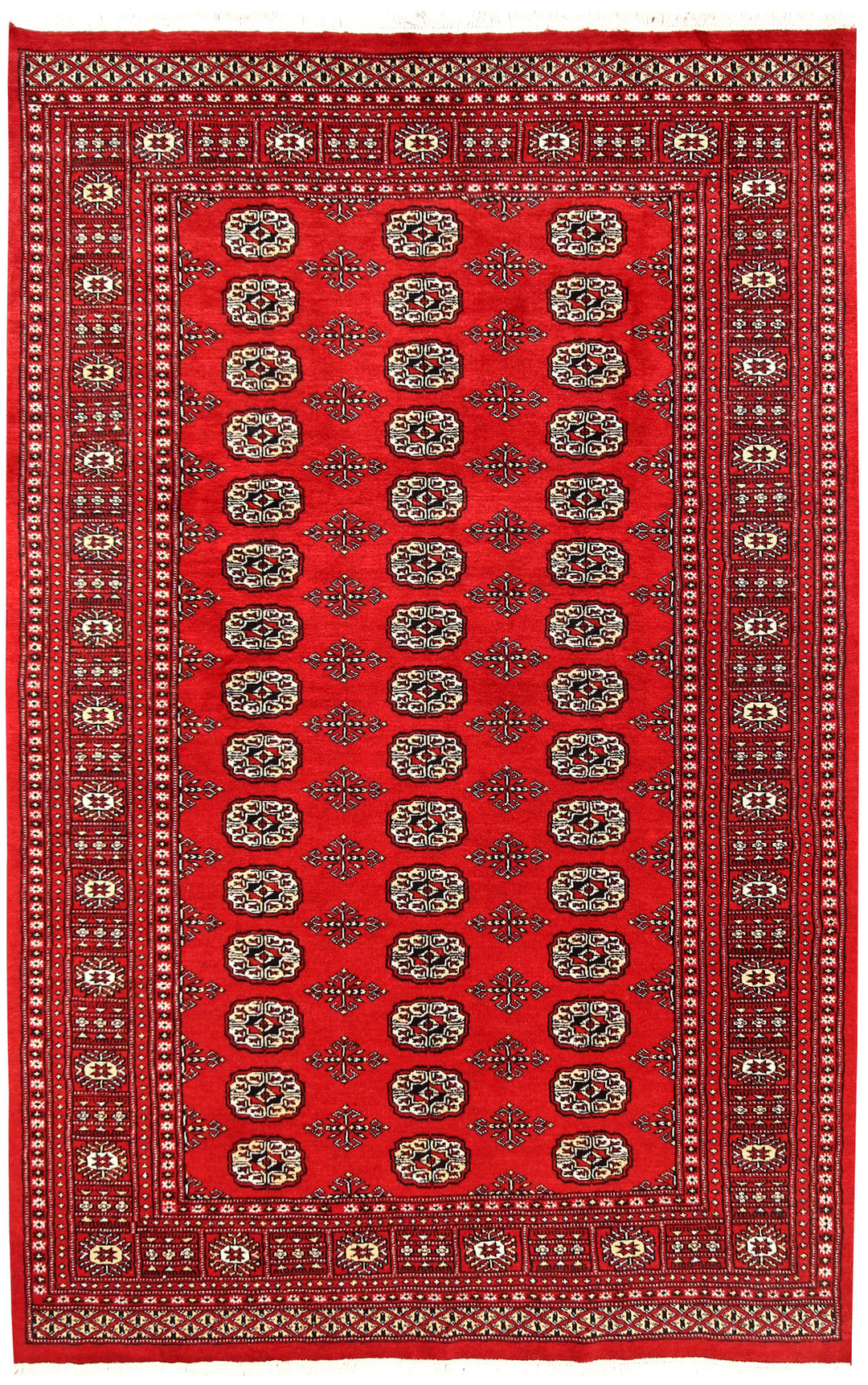 Firebrick Bokhara 4' 11 x 7' 9 - No. 60352 - ALRUG Rug Store