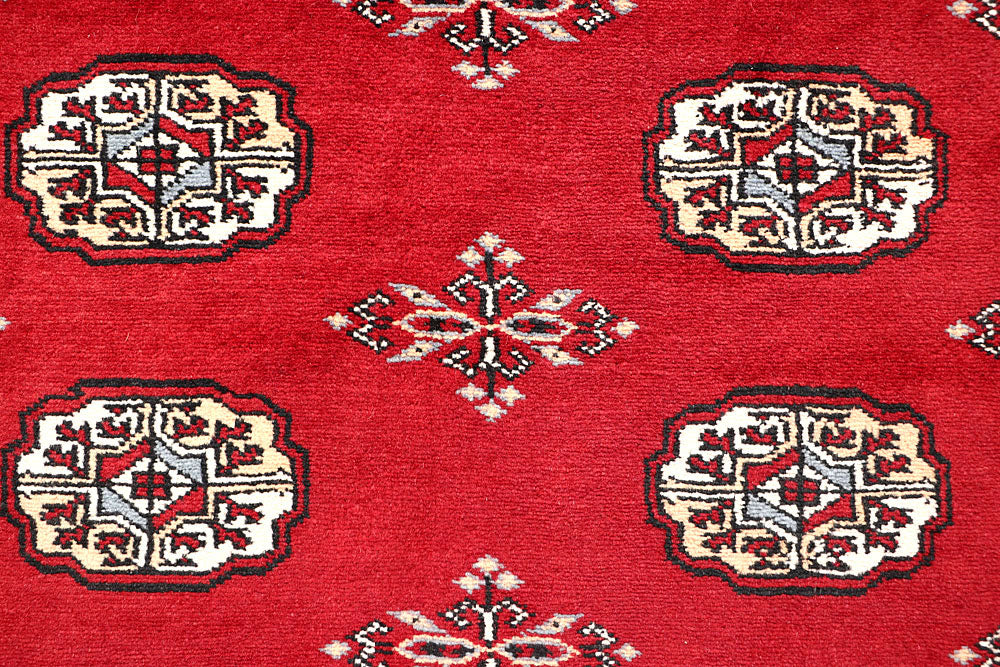 Firebrick Bokhara 5' 1 x 8' 1 - No. 60353 - ALRUG Rug Store