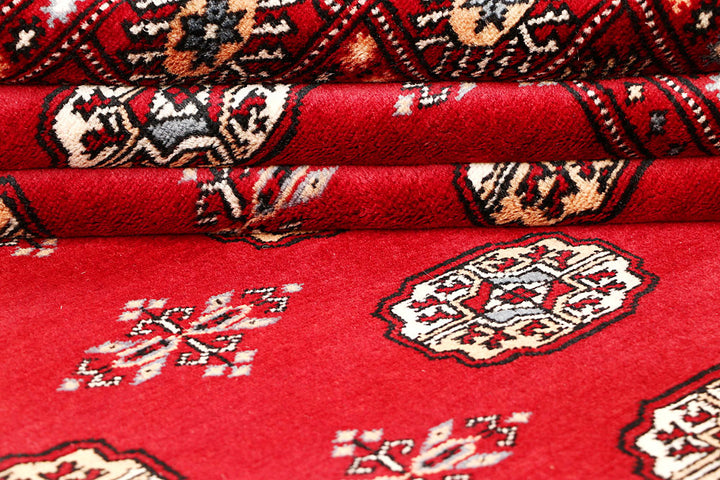 Firebrick Bokhara 5' 1 x 8' 1 - No. 60353 - ALRUG Rug Store