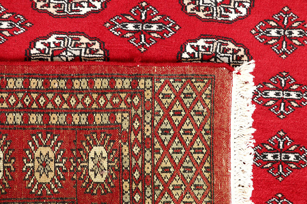 Firebrick Bokhara 5' 2 x 7' 3 - No. 60354 - ALRUG Rug Store