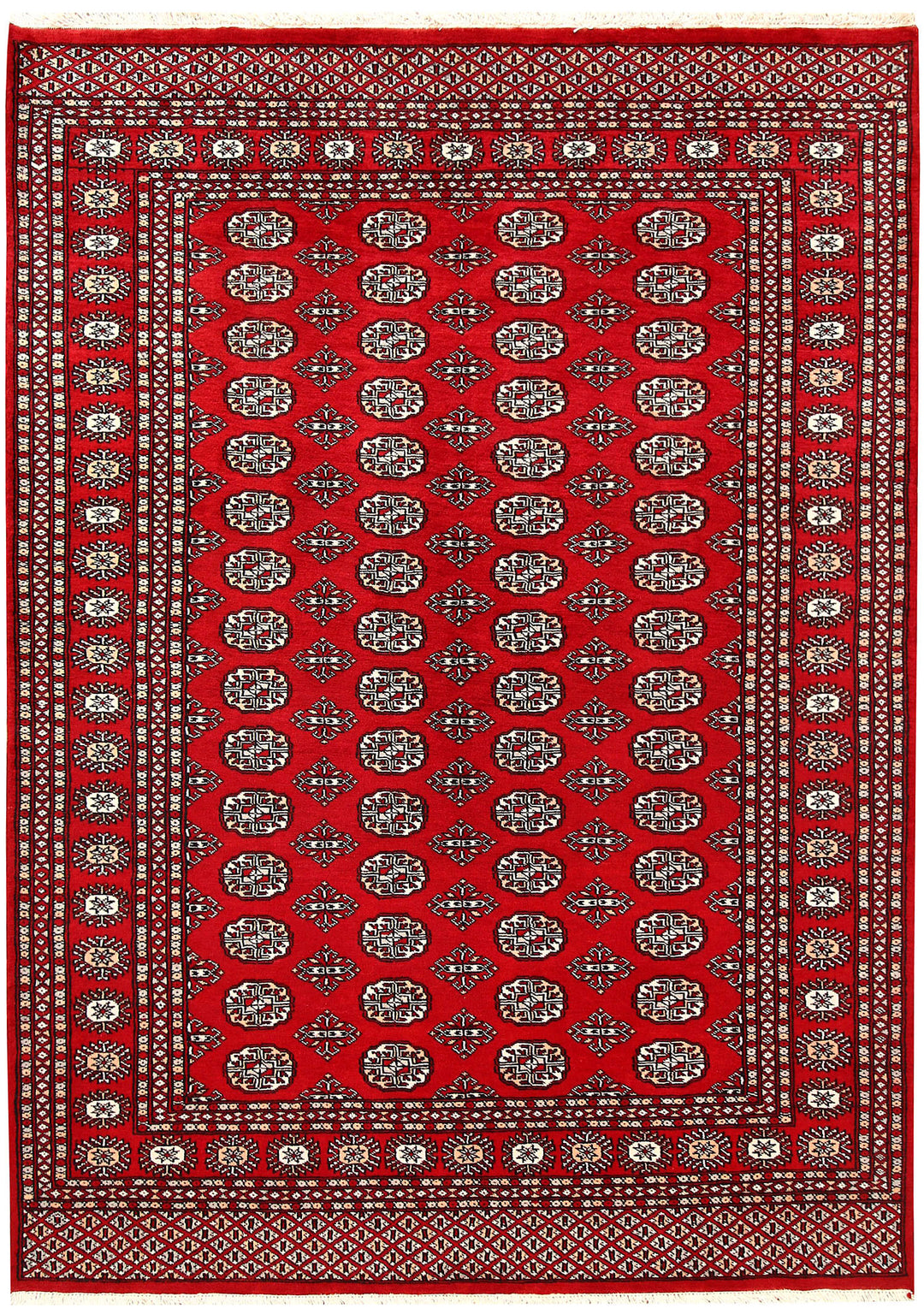 Firebrick Bokhara 5' 2 x 7' 3 - No. 60354 - ALRUG Rug Store