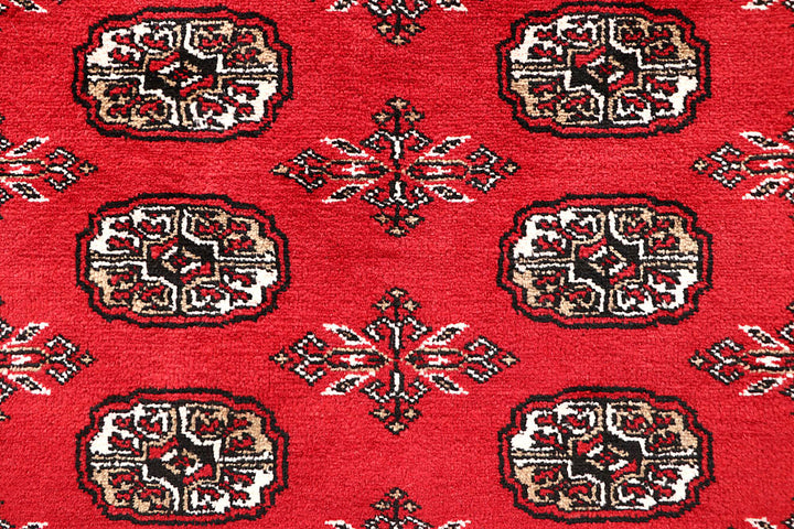 Firebrick Bokhara 5' 1 x 8' 6 - No. 60355 - ALRUG Rug Store