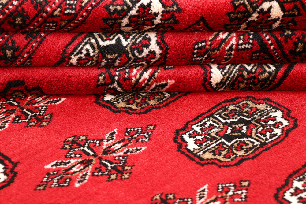 Firebrick Bokhara 5' 1 x 8' 6 - No. 60355 - ALRUG Rug Store