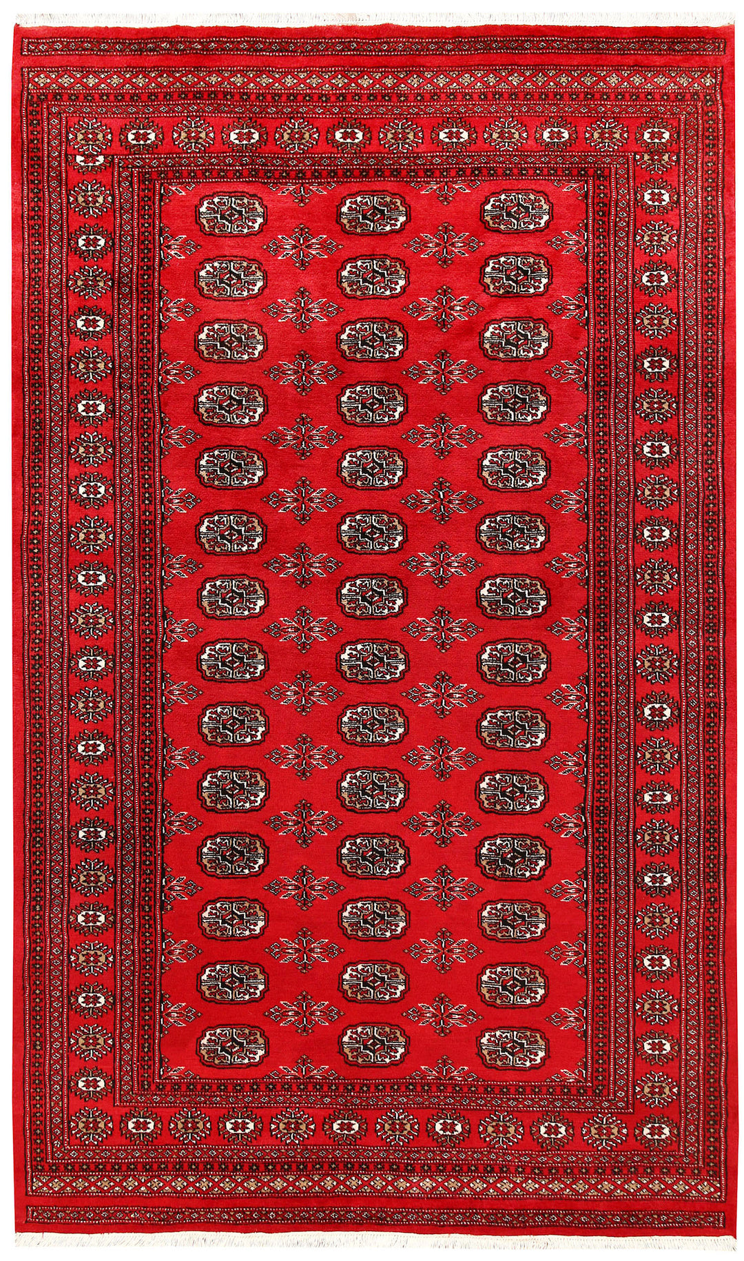 Firebrick Bokhara 5' 1 x 8' 6 - No. 60355 - ALRUG Rug Store