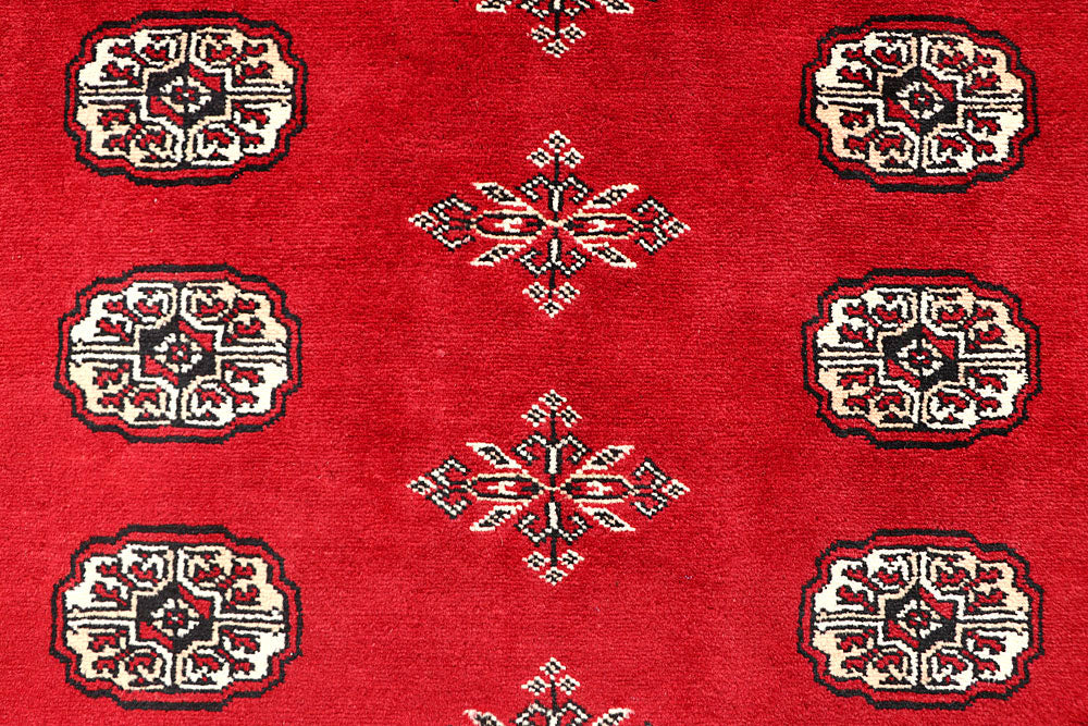 Firebrick Bokhara 4' 11 x 8' 2 - No. 60356 - ALRUG Rug Store