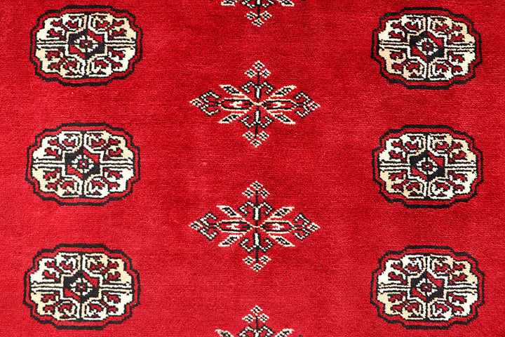 Firebrick Bokhara 4' 11 x 8' 2 - No. 60356 - ALRUG Rug Store