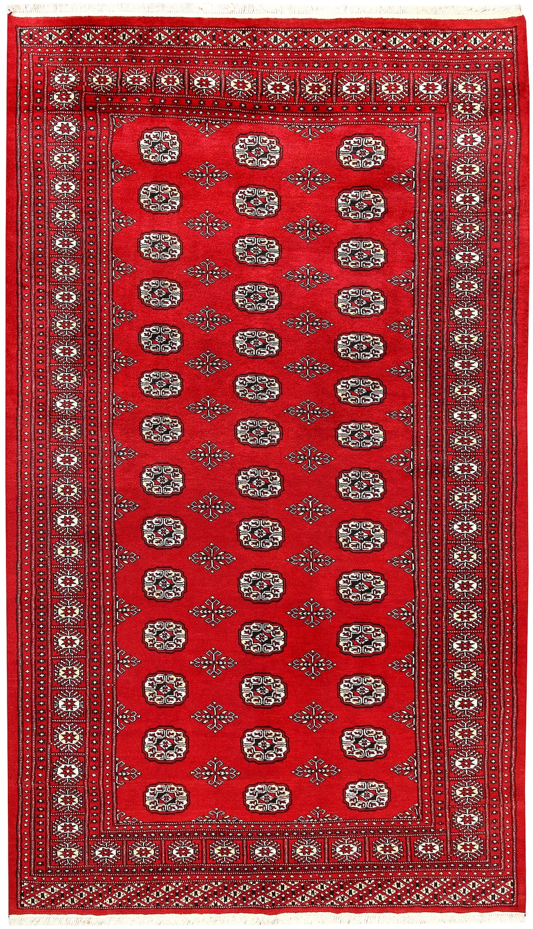 Firebrick Bokhara 5' 2 x 9' 1 - No. 60357 - ALRUG Rug Store
