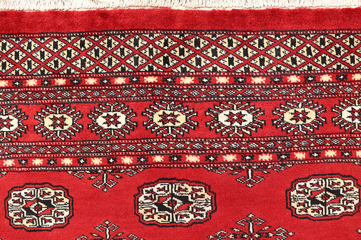 Firebrick Bokhara 5' x 8' 1 - No. 60358 - ALRUG Rug Store