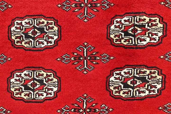 Firebrick Bokhara 5' x 8' 1 - No. 60358 - ALRUG Rug Store