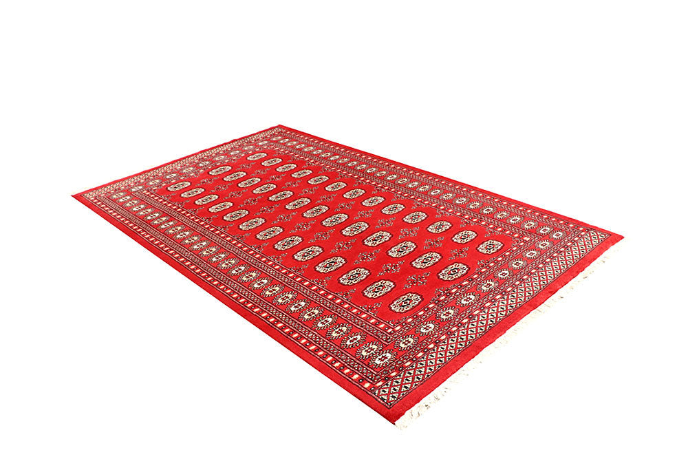 Firebrick Bokhara 5' x 8' 1 - No. 60358 - ALRUG Rug Store