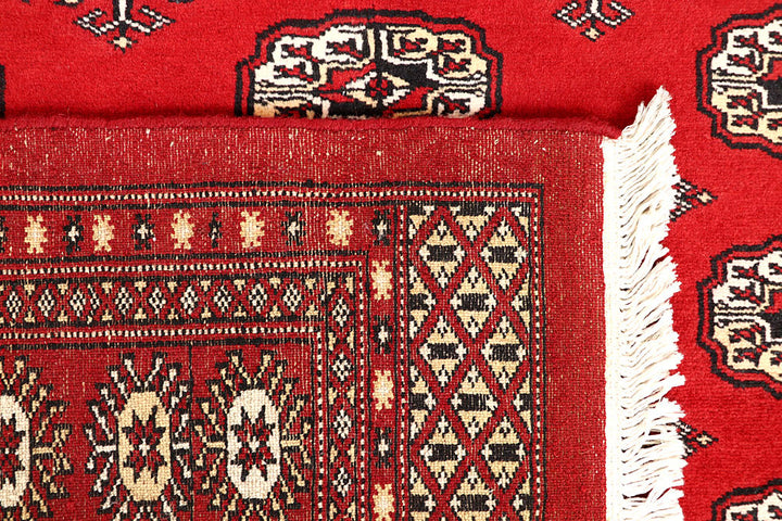 Firebrick Bokhara 5' x 8' 1 - No. 60358 - ALRUG Rug Store