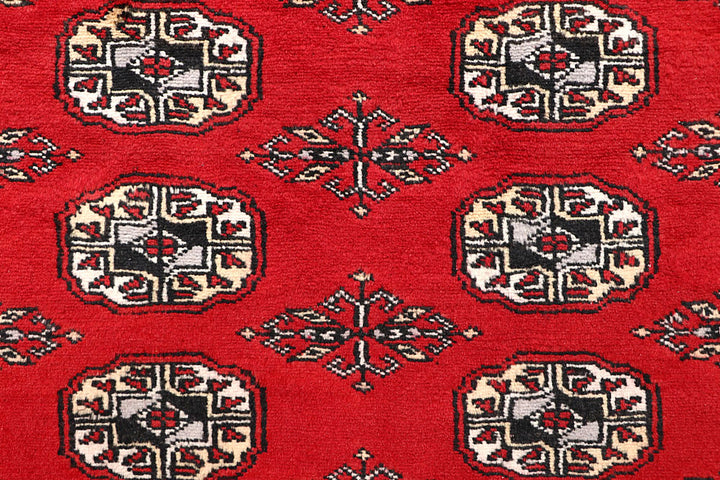 Firebrick Bokhara 5' 1 x 7' 10 - No. 60359 - ALRUG Rug Store
