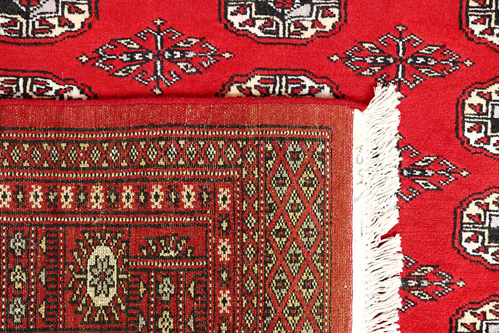 Firebrick Bokhara 5' 1 x 7' 10 - No. 60359 - ALRUG Rug Store