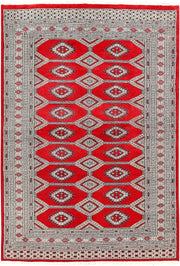 Red Jaldar 5' 1 x 7' 4 - No. 60371 - ALRUG Rug Store