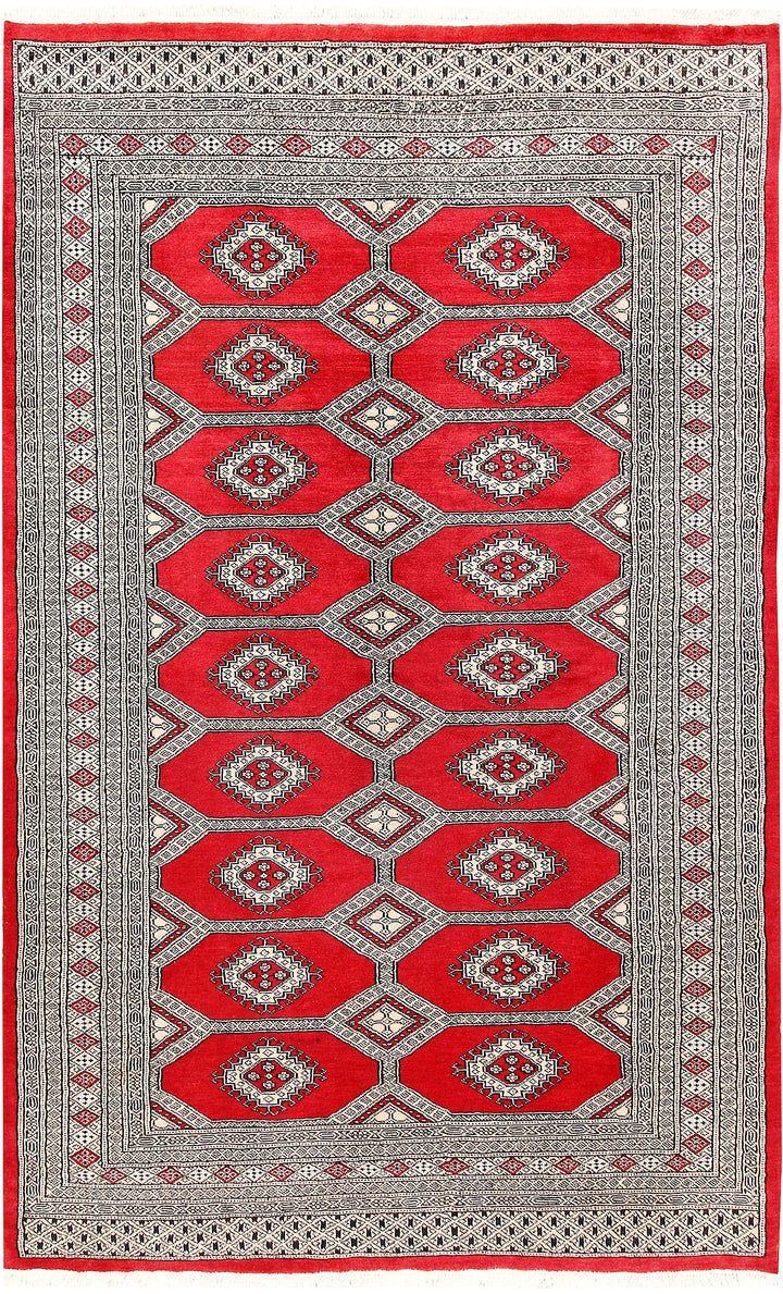 Red Jaldar 5'  1" x 8'  2" - No. QA22895