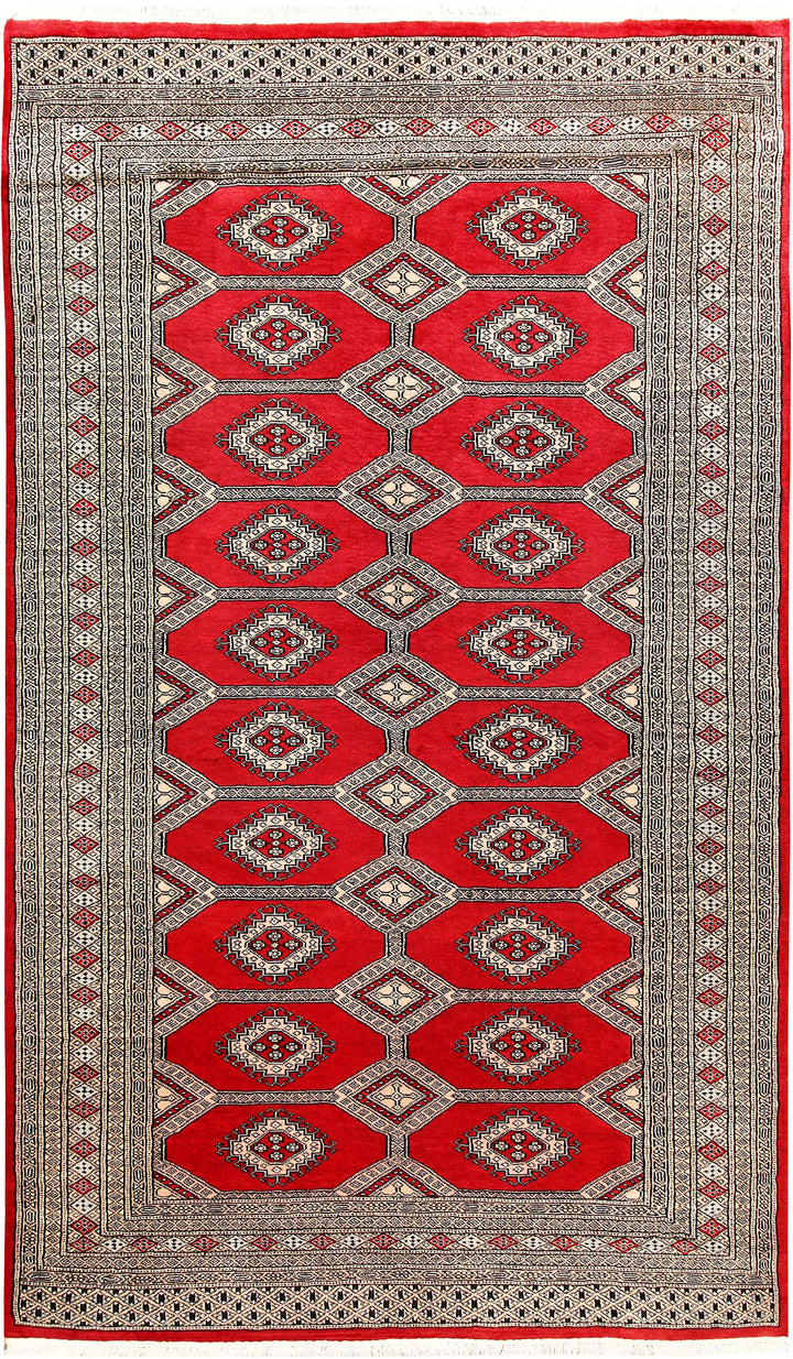 Red Jaldar 5'  1" x 8'  9" - No. QA24249