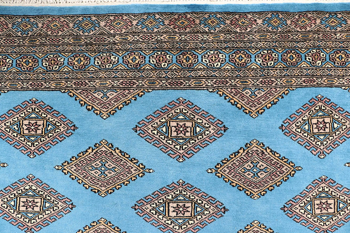 Light Sky Blue Jaldar 5' 2 x 8' 1 - No. 60380 - ALRUG Rug Store