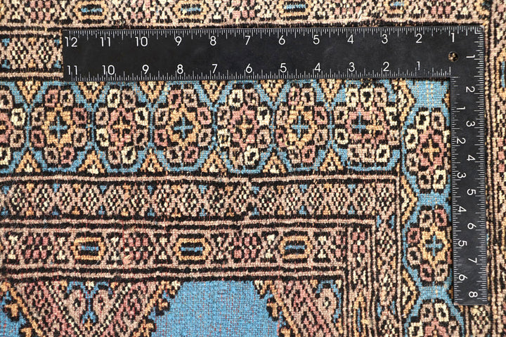 Light Sky Blue Jaldar 5' 2 x 8' 1 - No. 60380 - ALRUG Rug Store