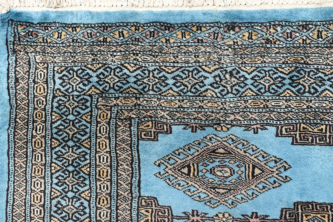 Sky Blue Jaldar 5'  1" x 8'  2" - No. QA40680