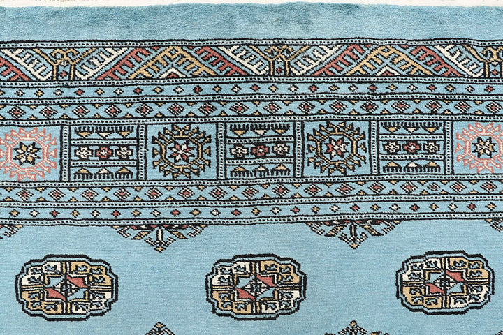 Sky Blue Bokhara 5' 1 x 7' 8 - No. 60387 - ALRUG Rug Store