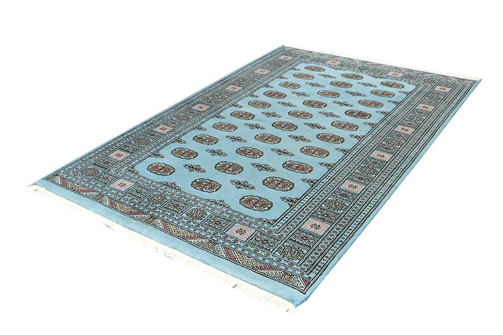 Sky Blue Bokhara 5' 1 x 7' 8 - No. 60387 - ALRUG Rug Store
