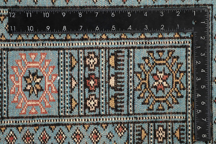 Sky Blue Bokhara 5' 1 x 7' 8 - No. 60387 - ALRUG Rug Store
