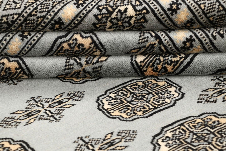 Silver Bokhara 5' x 8' 8 - No. 60389 - ALRUG Rug Store