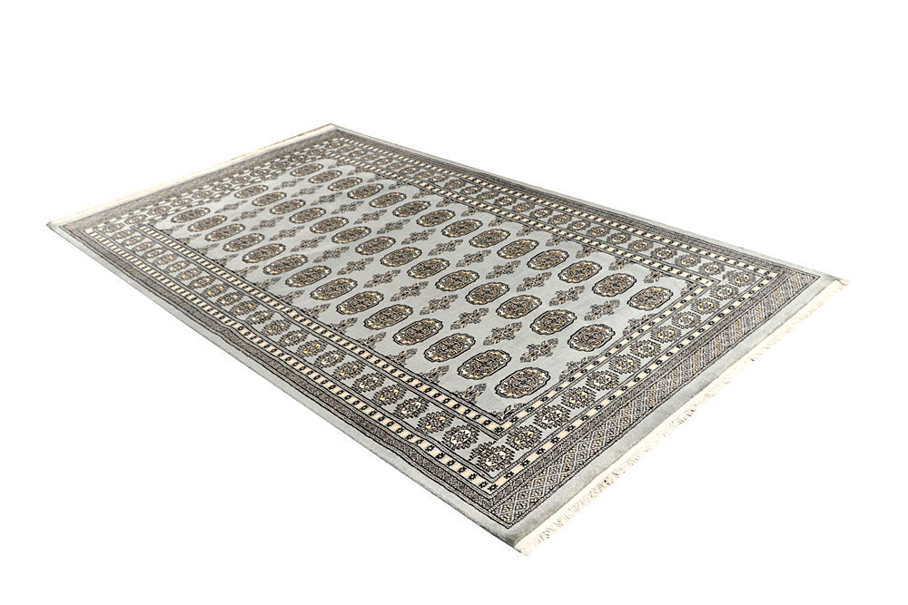 Silver Bokhara 5' x 8' 8 - No. 60389 - ALRUG Rug Store