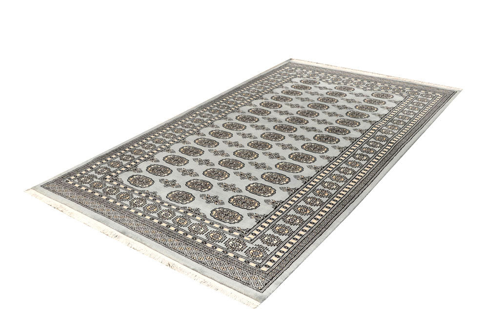 Silver Bokhara 5' x 8' 8 - No. 60389 - ALRUG Rug Store