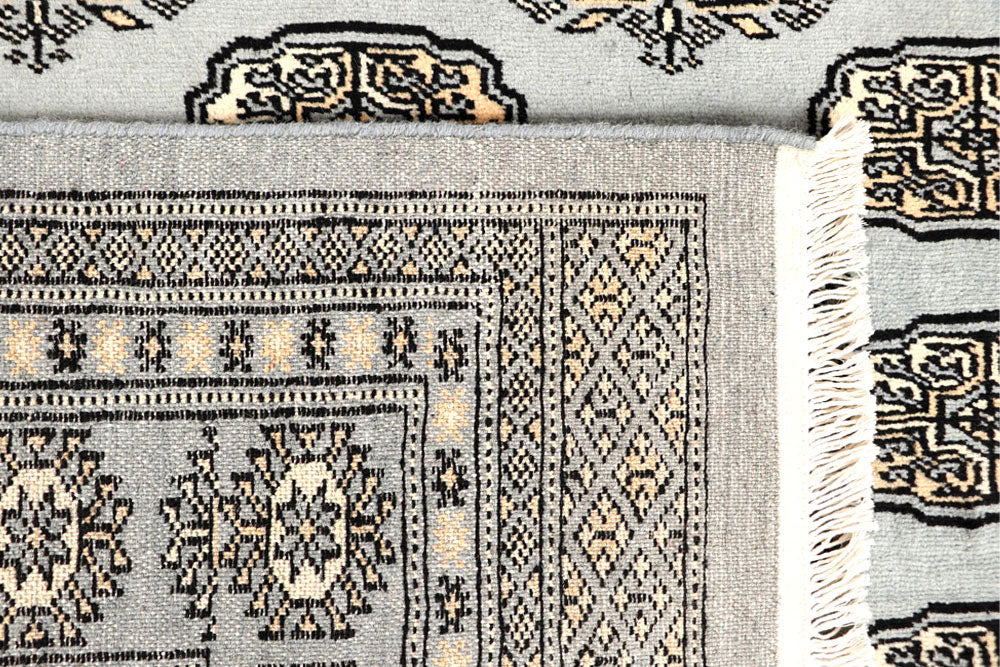 Silver Bokhara 5' x 8' 8 - No. 60389 - ALRUG Rug Store