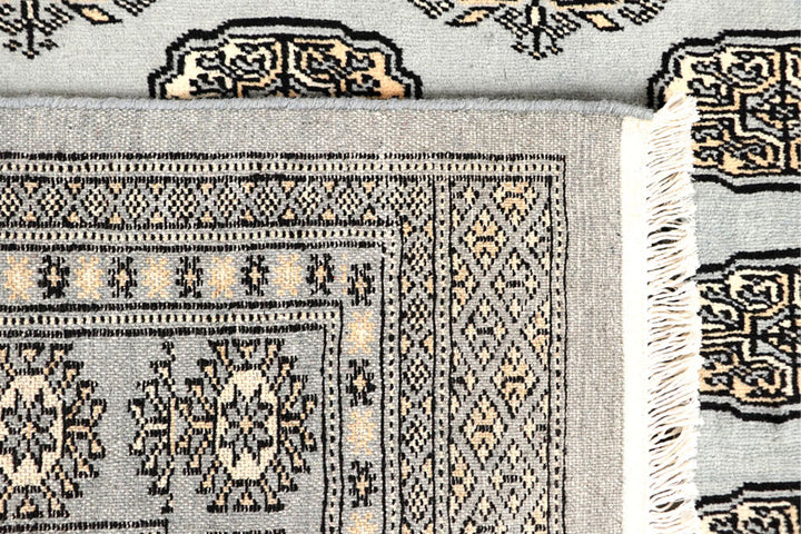 Silver Bokhara 5' x 8' 8 - No. 60389 - ALRUG Rug Store