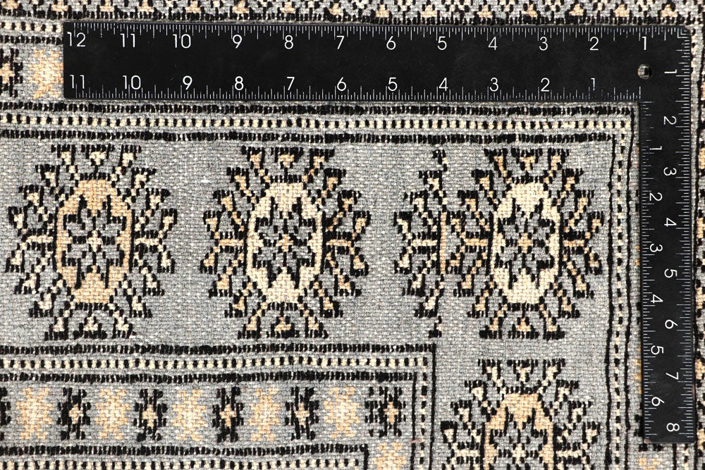 Silver Bokhara 5' x 8' 8 - No. 60389 - ALRUG Rug Store