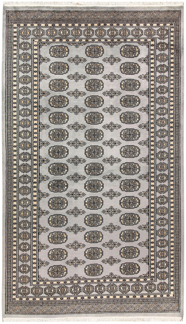 Silver Bokhara 5' x 8' 8 - No. 60389 - ALRUG Rug Store