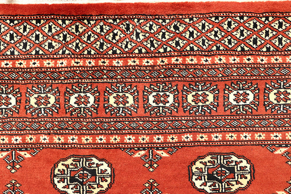 Orange Red Bokhara 5' 1 x 8' 1 - No. 60394 - ALRUG Rug Store