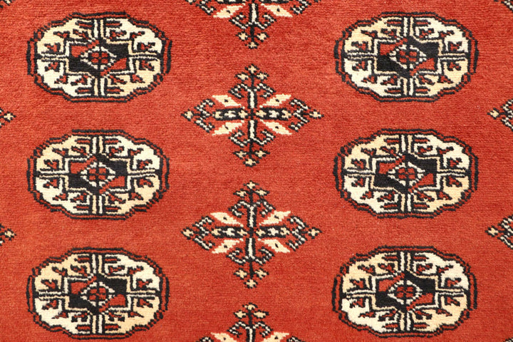 Orange Red Bokhara 5'  1" x 8'  1" - No. QA26472