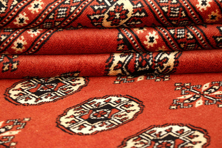 Orange Red Bokhara 5'  1" x 8'  1" - No. QA26472