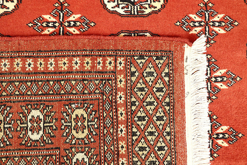 Orange Red Bokhara 5' 1 x 8' 1 - No. 60394 - ALRUG Rug Store