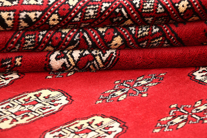 Firebrick Bokhara 5' 5 x 8' 6 - No. 60402 - ALRUG Rug Store