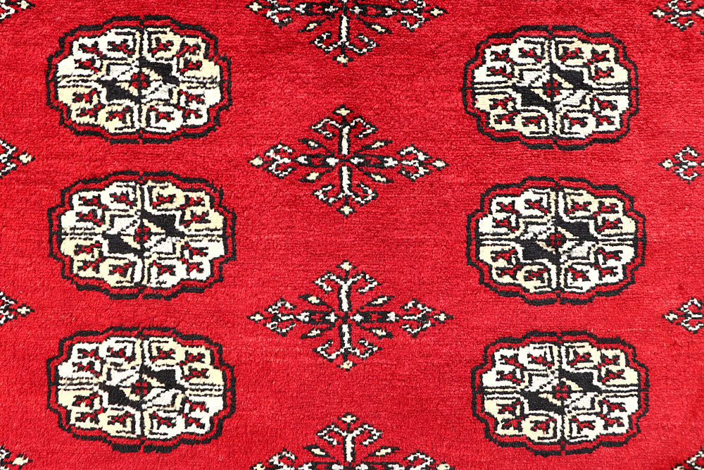 Firebrick Bokhara 5' 6 x 8' 1 - No. 60403 - ALRUG Rug Store